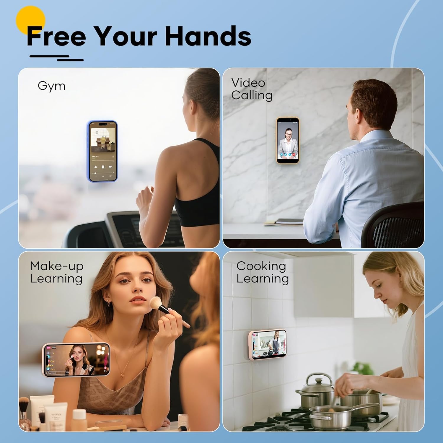 Silicone sticky grip