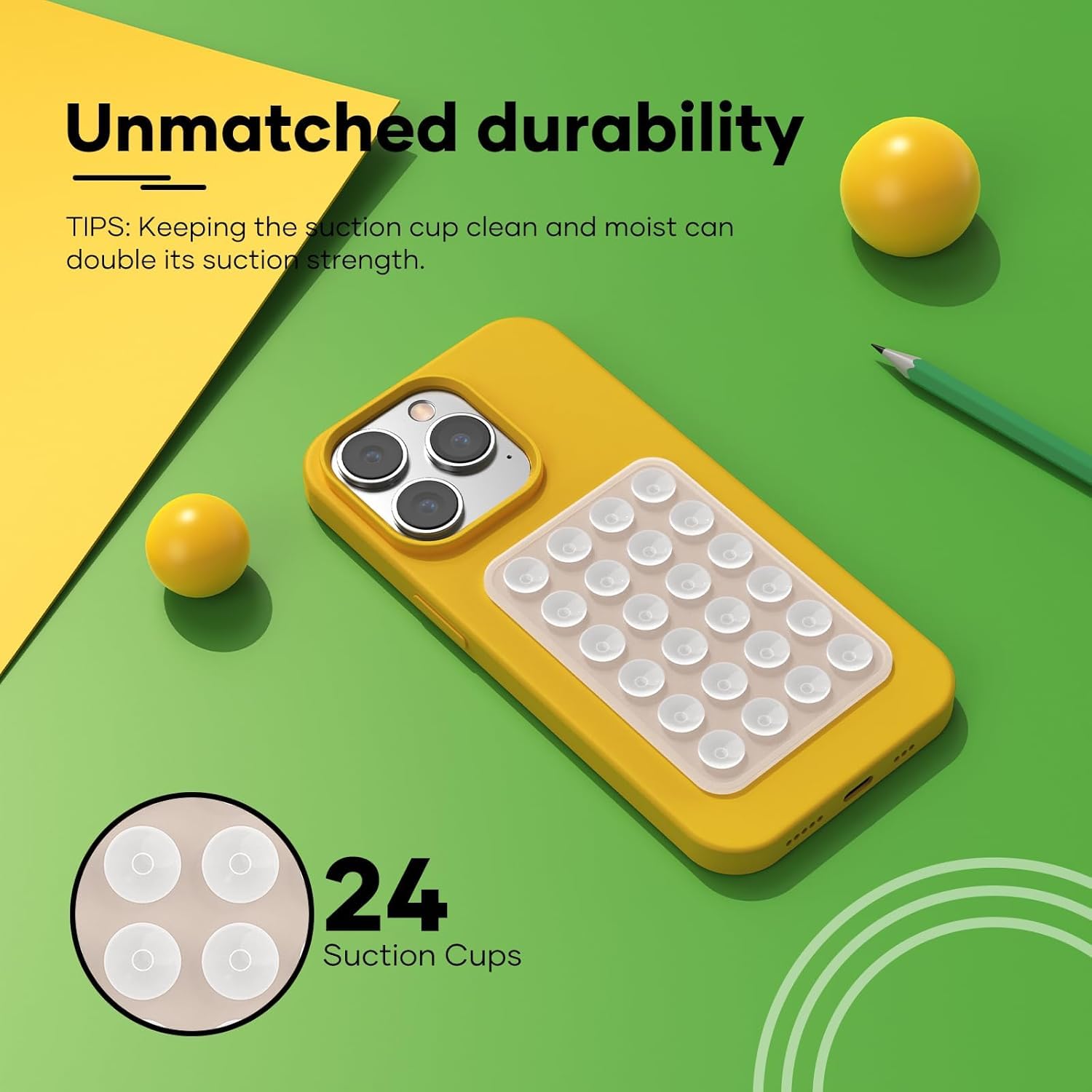 Silicone sticky grip